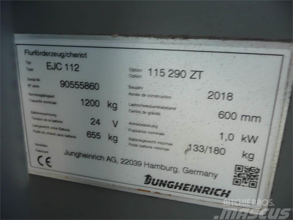 Jungheinrich EJC 112 290 ZT Akülü depo ekipmanları