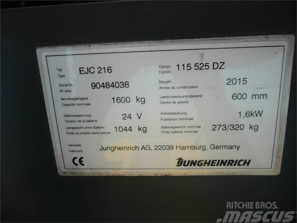 Jungheinrich EJC 216 525 DZ Akülü depo ekipmanları