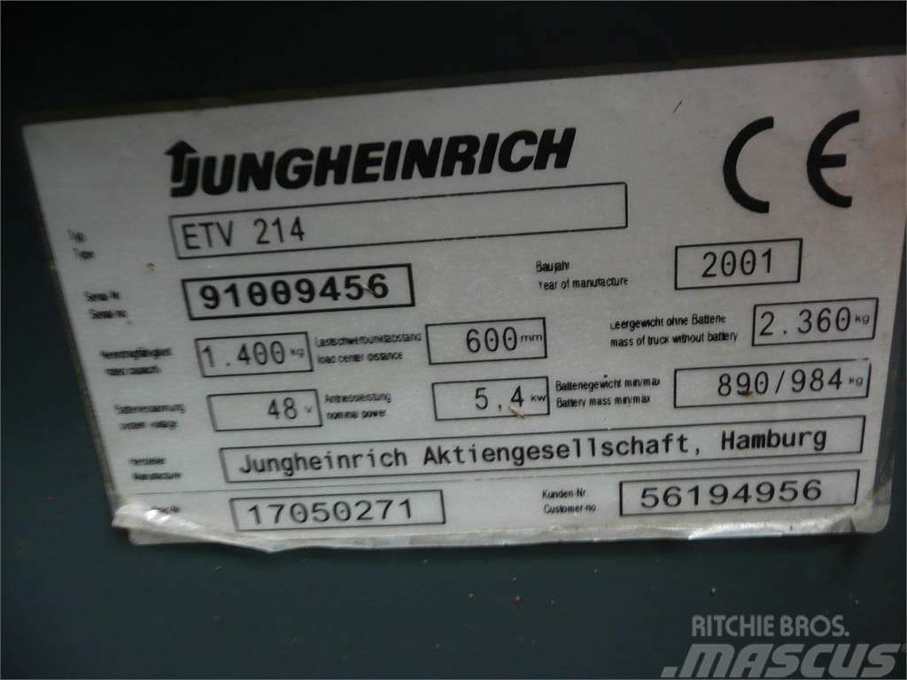 Jungheinrich ETV 214 600 DZ Reach truck - depo içi istif araçları