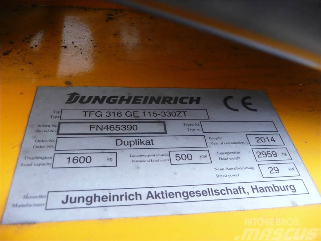 Jungheinrich TFG 316 330 ZT LPG'li forkliftler