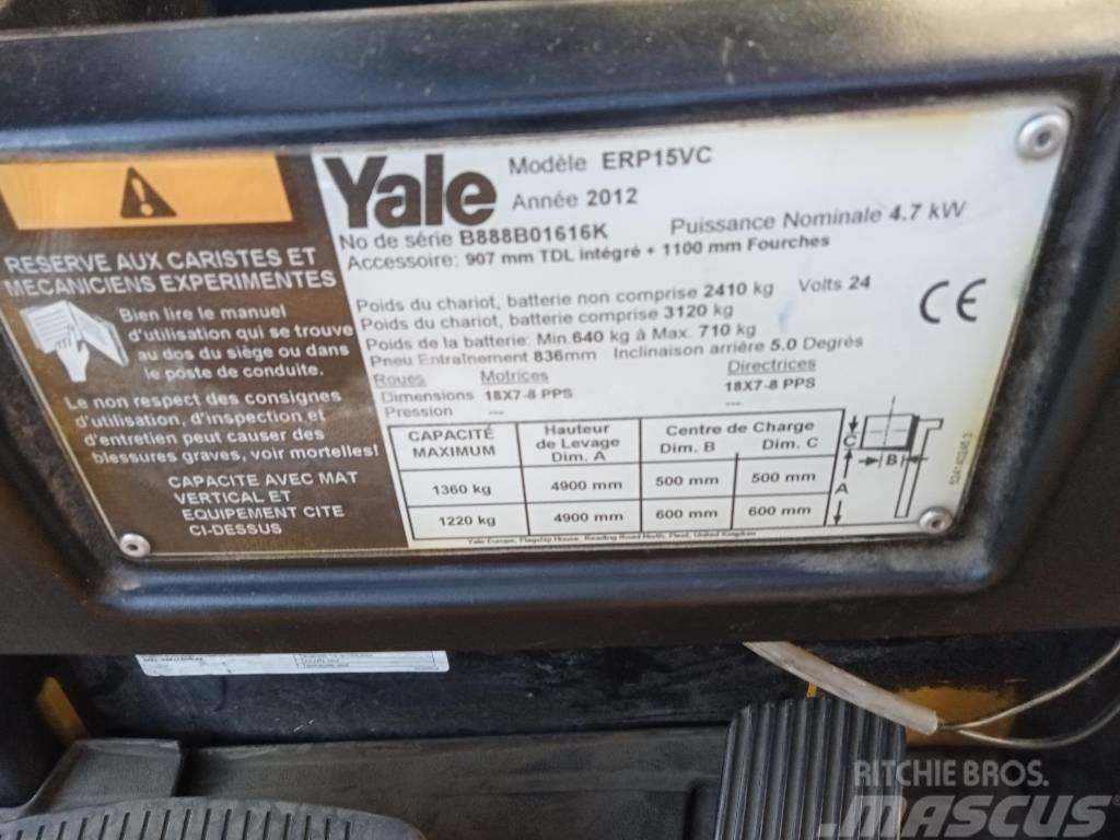 Yale ERP15VC Elektrikli forkliftler