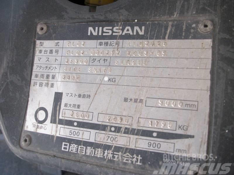 Nissan PL02A25 LPG trucks