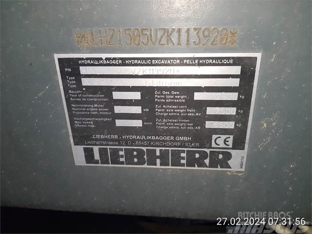 Liebherr A910compact Lastik tekerli ekskavatörler