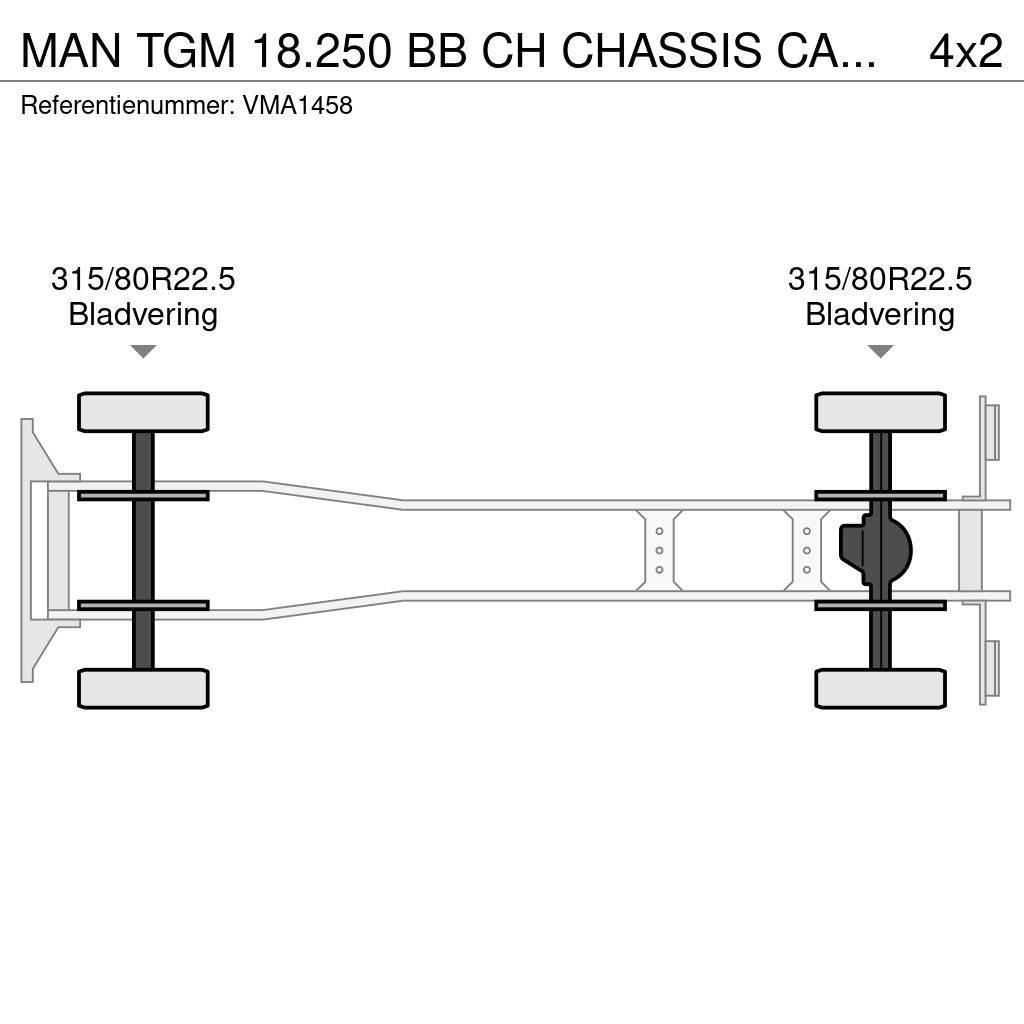 MAN TGM 18.250 BB CH CHASSIS CABIN RHD Çekiciler