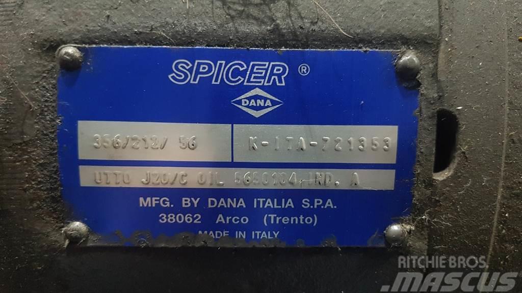 Spicer Dana 356/212/56 - Mecalac 714 MW - Axle Akslar