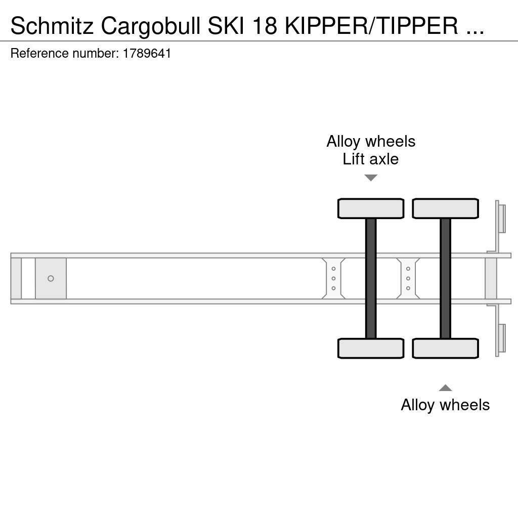 Schmitz Cargobull SKI 18 KIPPER/TIPPER TRAILER/AUFLIEGER Damperli çekiciler