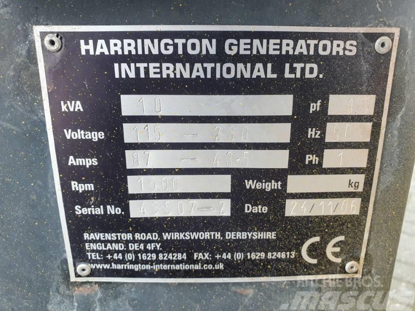Harrington 10 kVA Dizel Jeneratörler