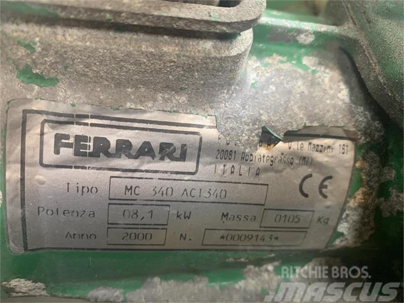 Ferrari 340 benzin med 1 meter kost Traktörler