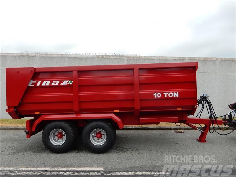 Tinaz 10 tons bagtipvogn med hydr. bagklap Silo tankeri