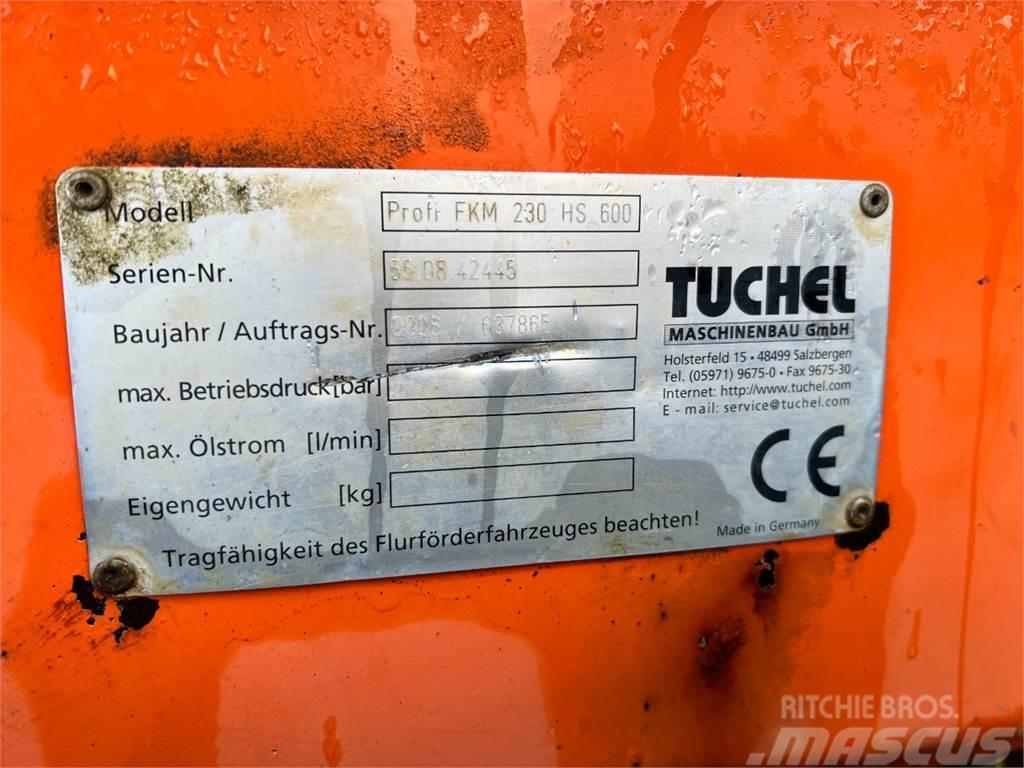 Tuchel Profi 660 kost - 230 cm. bred / Volvo ophæng Tekerlekli yükleyiciler