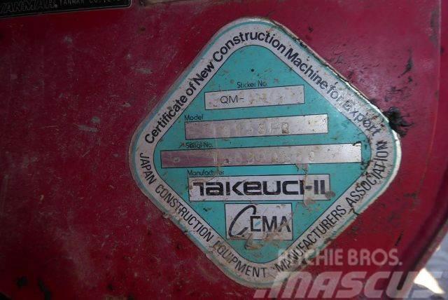 Takeuchi TB153FR Paletli ekskavatörler