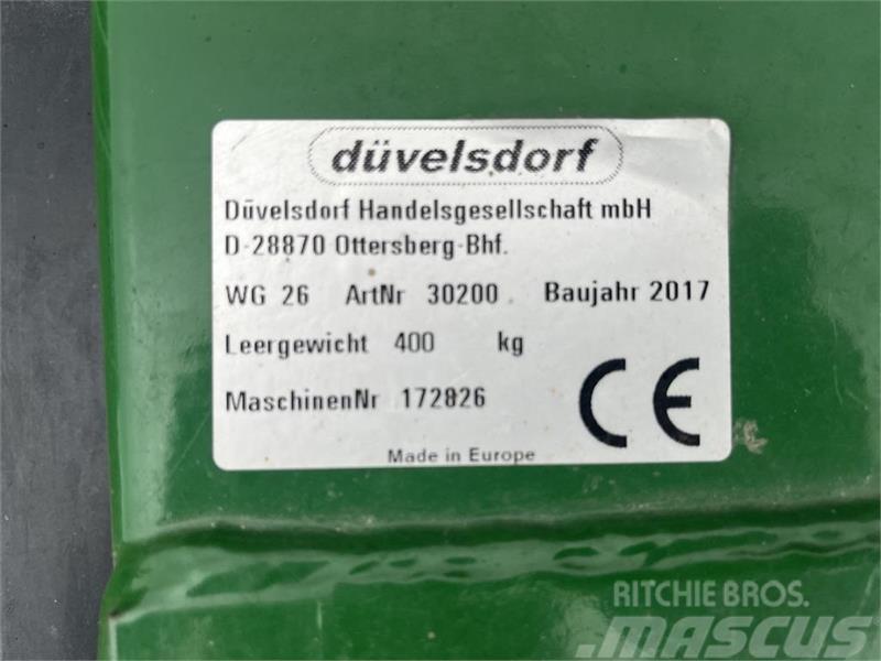 Düvelsdorf 2 M GRÆSMARKS-AFPUDSER Çayir biçme makinalari