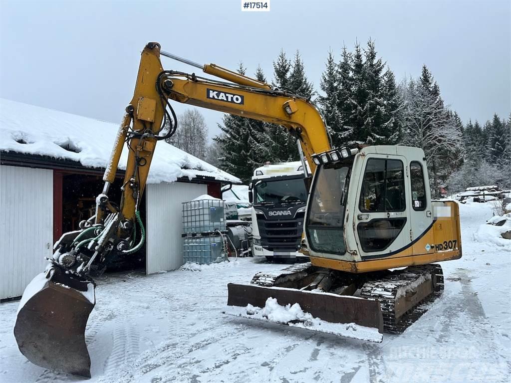 Kato HD-307 Tracked excavator w/ Rototilt and 2 buckets Paletli ekskavatörler
