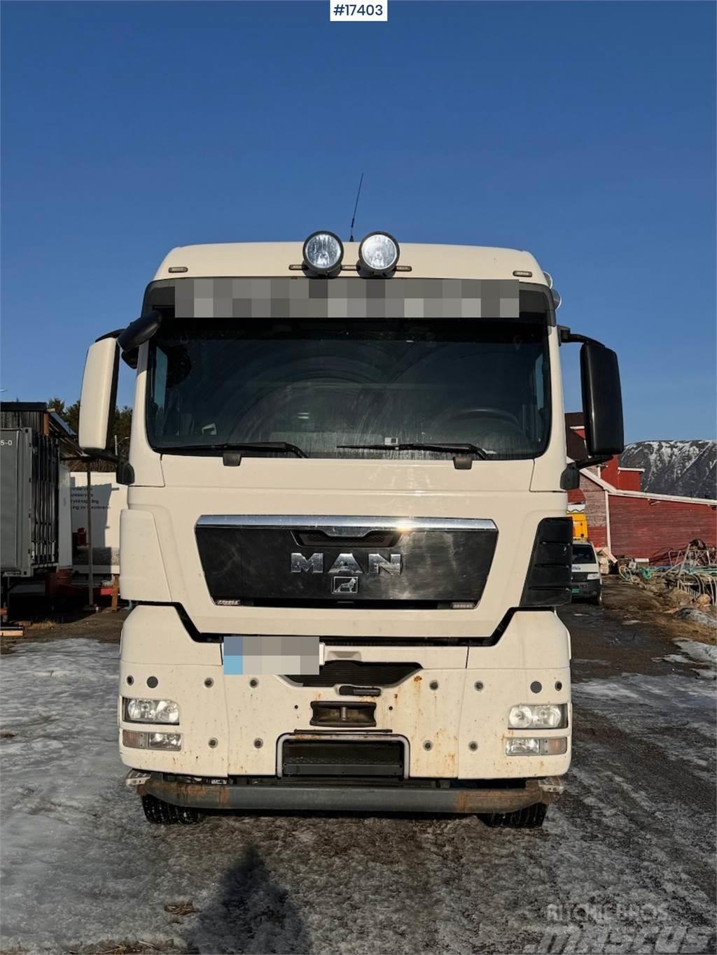 MAN TGX 35.480 8x4 flatbed truck w/ driving bridges Flatbed kamyonlar