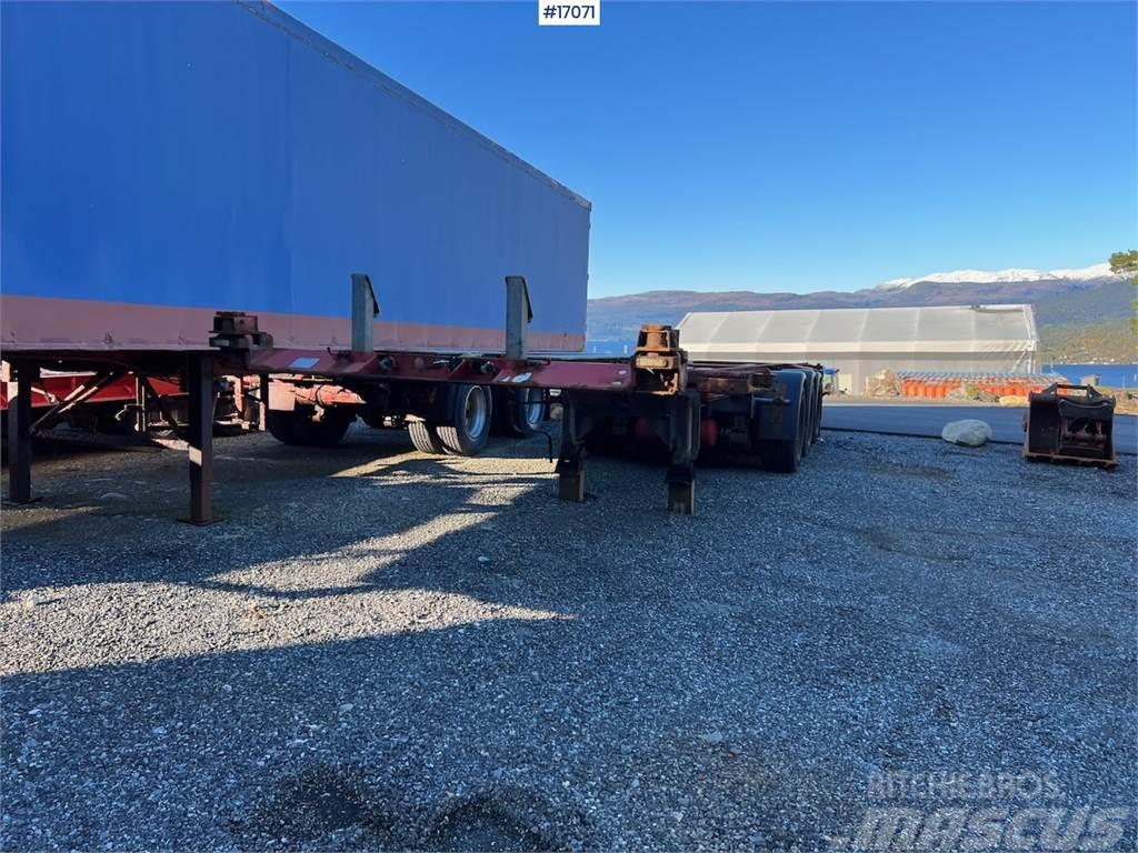 Renders 3 Axle Container trailer w/ extension to 13.60 Diger çekiciler