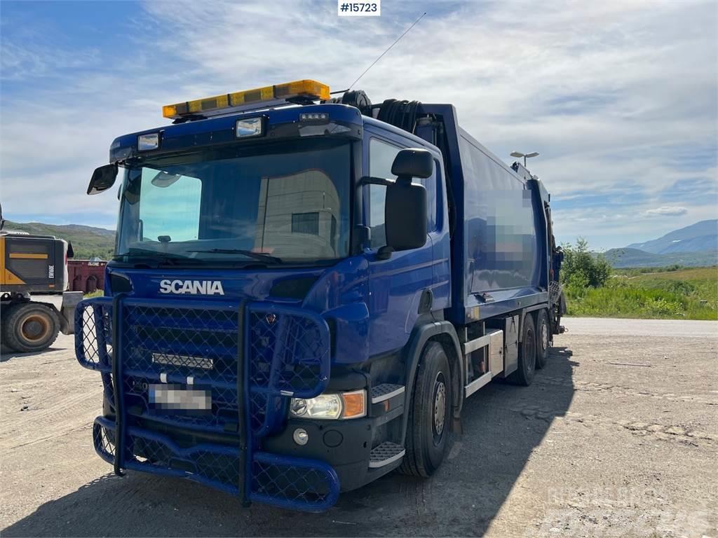 Scania P400 6x2 compactor truck, REP OBJECT Atik kamyonlari