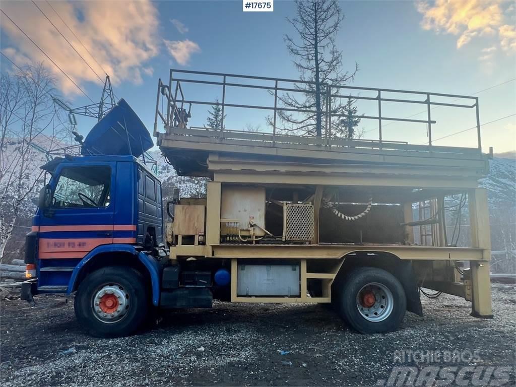 Scania P93m lift truck (motor equipment) Araç üstü platformlar