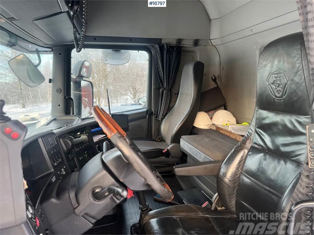 Scania R500 8x4 hook truck w/ 20T Hiab hook from 2014. WA Vinçli kamyonlar
