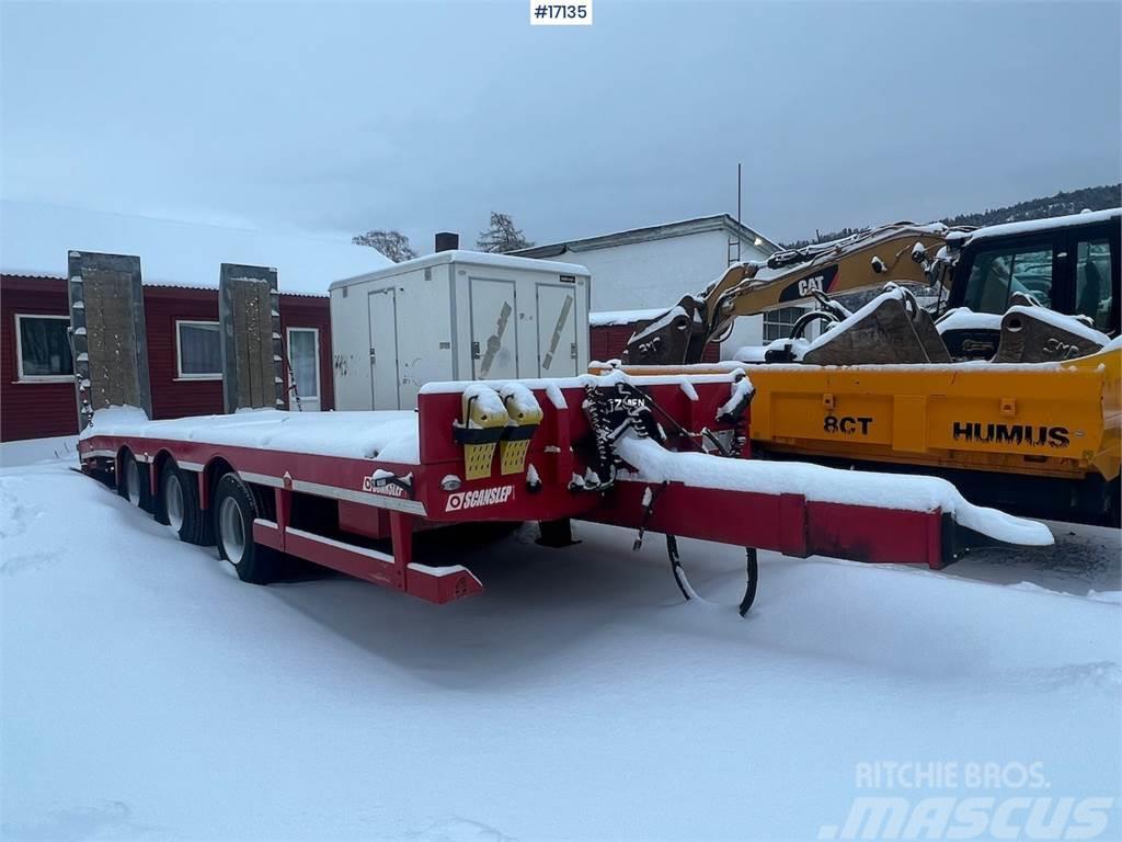  Scanslep machine trailer w/ hydraulic driving brid Diger çekiciler