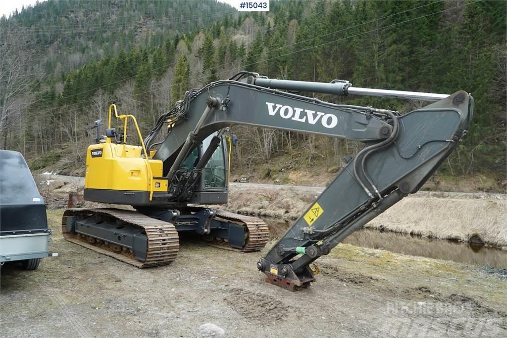 Volvo ECR235DL Excavator w/ bucket and rotor tilt. Paletli ekskavatörler