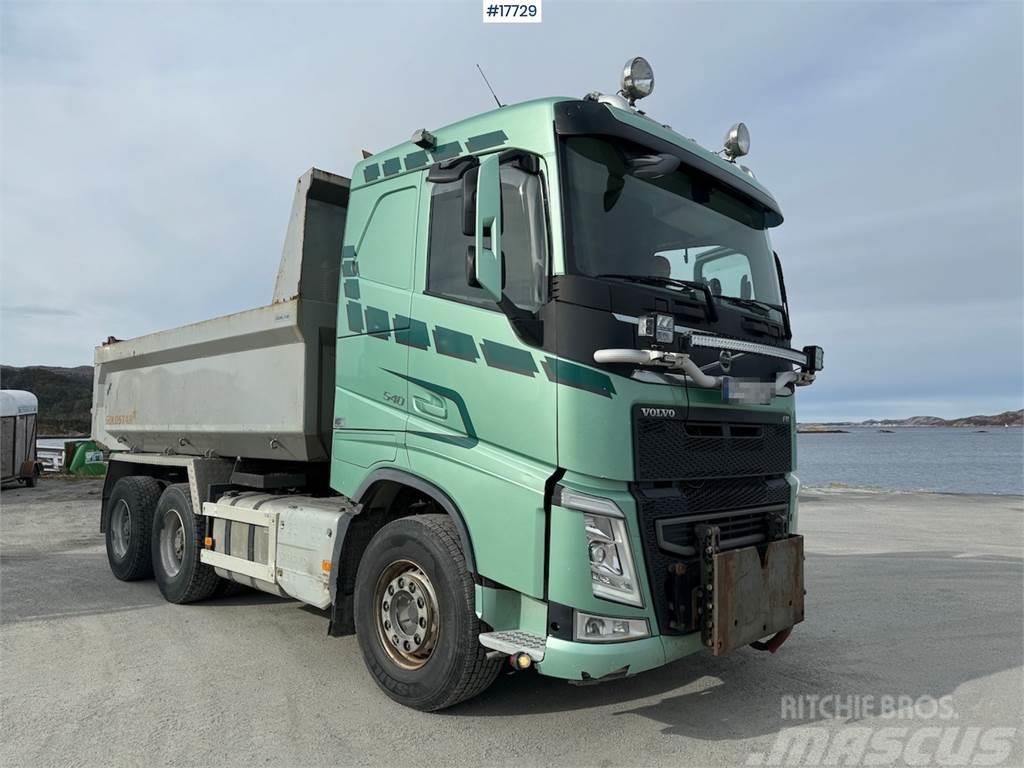 Volvo fh 540 6x4 plow rigged tipper. Euro 6. WATCH VIDEO Damperli kamyonlar