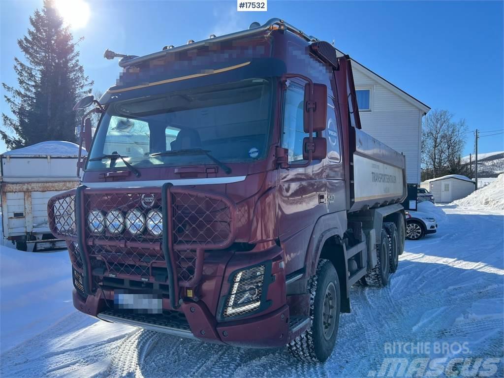 Volvo FMX 540 8x4 tipper EURO 6 w/ Elbo trailer Damperli kamyonlar
