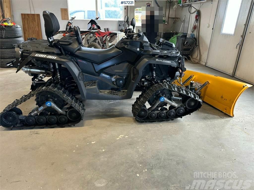 Can-am Outlander 1000 Max XTP with track kit, plow and sa Diger
