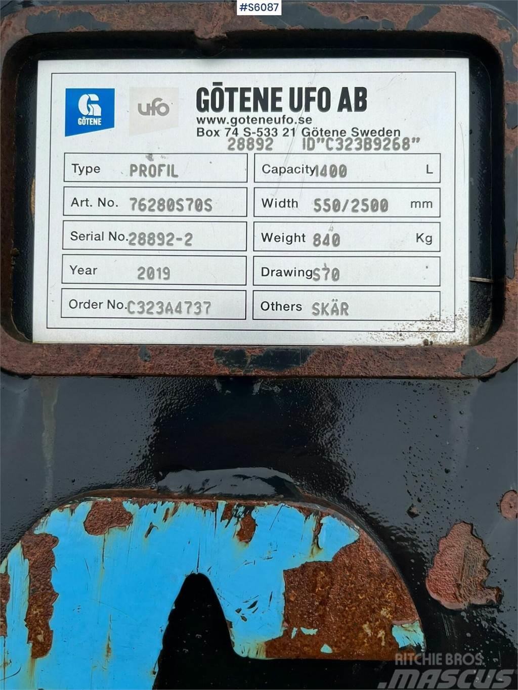 Götene UFO S70 Profile bucket Kovalar