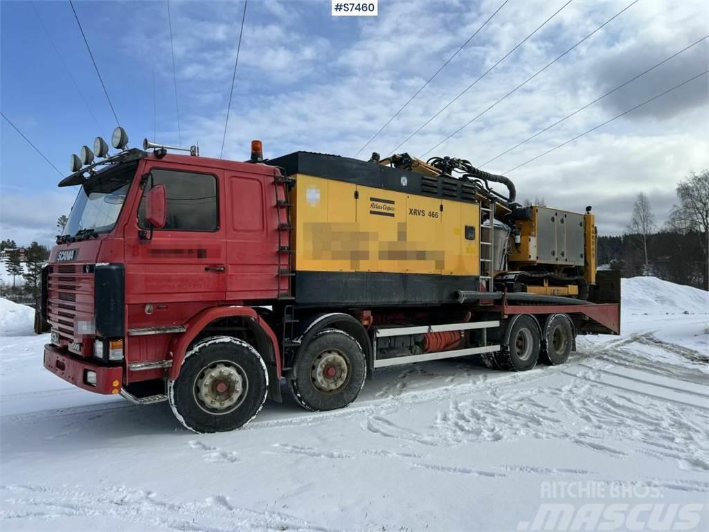 Scania R143 HL 8x2 59 with Atlas Copco XRVS466 compressor Belediye / genel amaçli araçlar