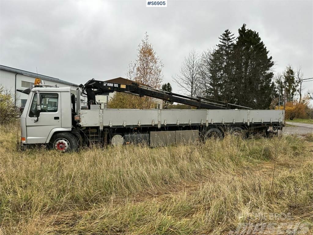 Volvo Crane truck FL10 with long flatbed (Rep. Object) Araç üzeri vinçler