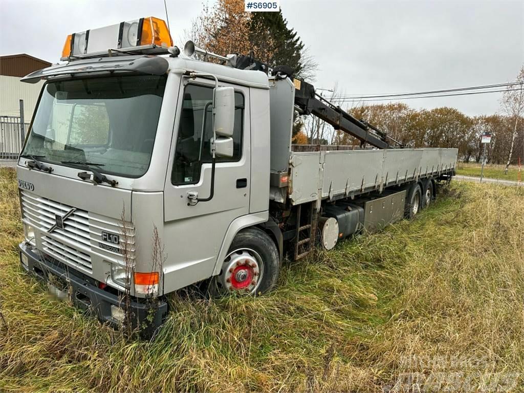 Volvo Crane truck FL10 with long flatbed (Rep. Object) Araç üzeri vinçler