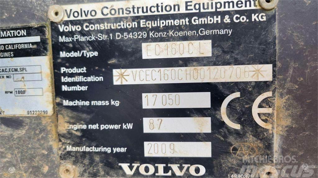 Volvo EC 160 CL + ROTOTILT + 3 BUCKE Paletli ekskavatörler
