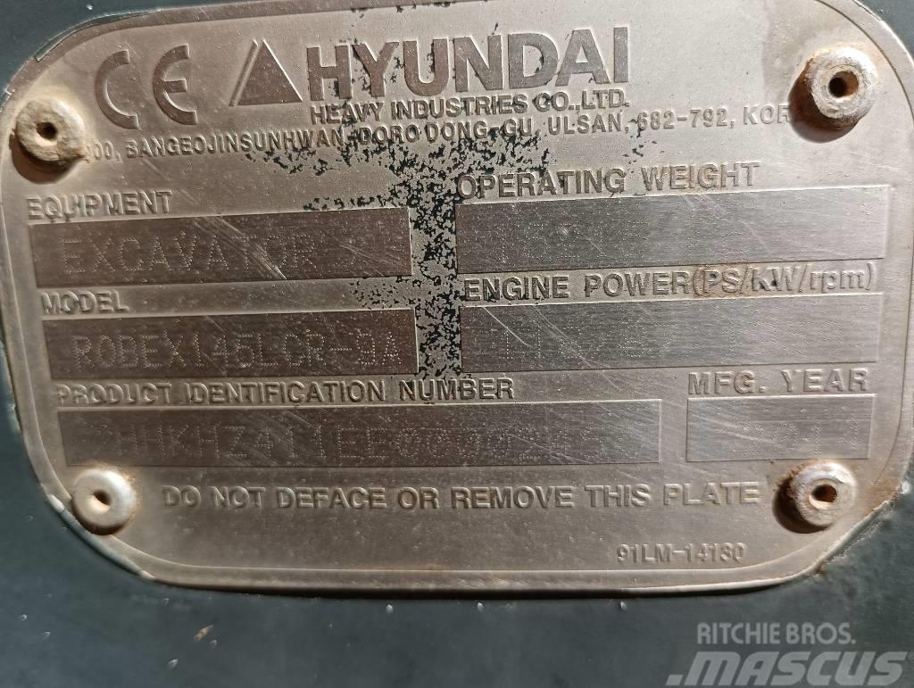 Hyundai R 145 Paletli ekskavatörler