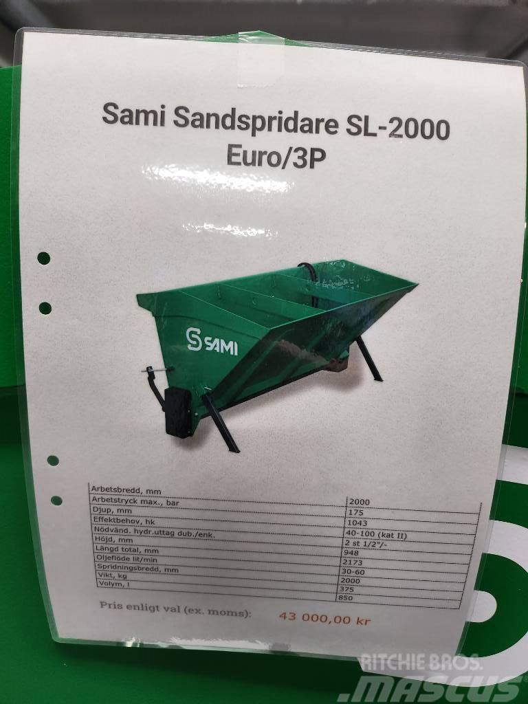 Sami Sandspridare SL 2000 euro / 3p  sms trima DEMO Kum ve tuz serpiciler