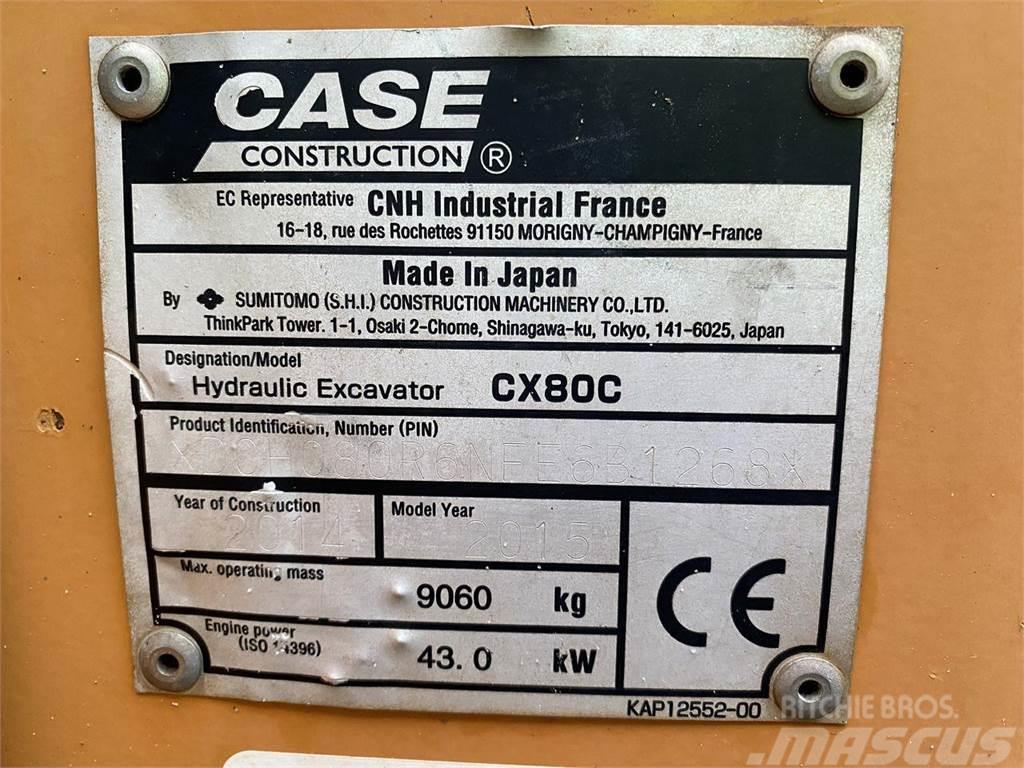 CASE CX 80 C Paletli ekskavatörler