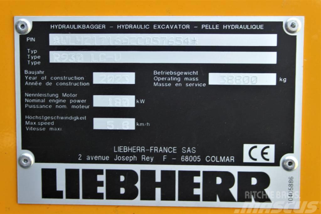 Liebherr R 930 LC-V Paletli ekskavatörler