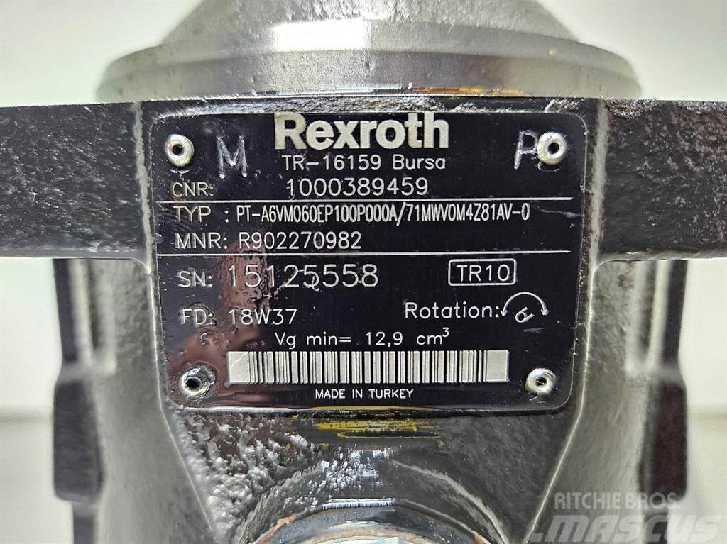 Wacker Neuson 1000389459-Rexroth A6VM060EP-Drive pump/Fahrpumpe Hidrolik
