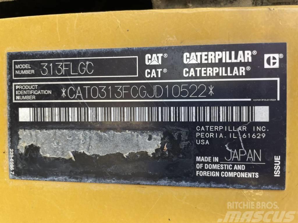 CAT 313 F LGC Paletli ekskavatörler