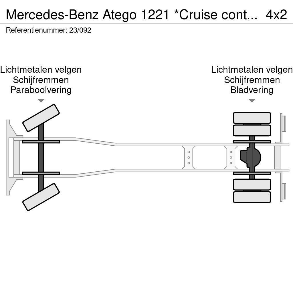 Mercedes-Benz Atego 1221 *Cruise control*Bluetooth*Elektrisch ve Frigofrik kamyonlar
