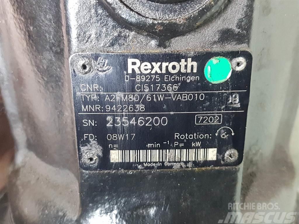 Manitou 160ATJ-CI517366-Rexroth A2FM80/61W-Drive motor Hidrolik