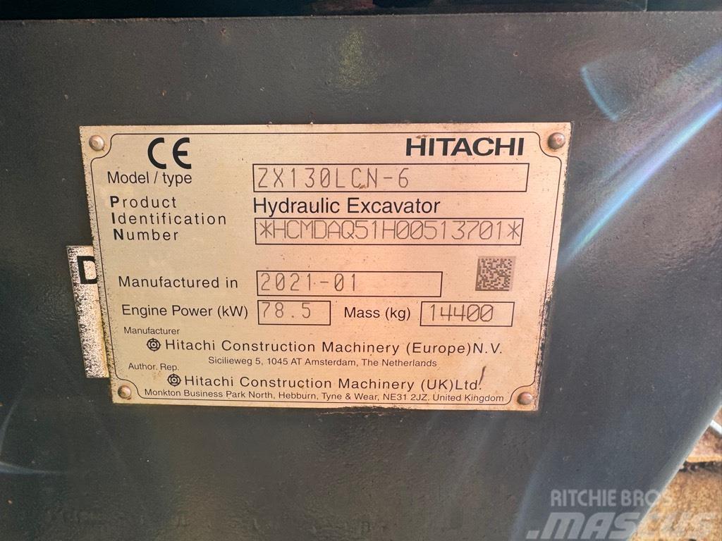 Hitachi ZX 130-6 Paletli ekskavatörler