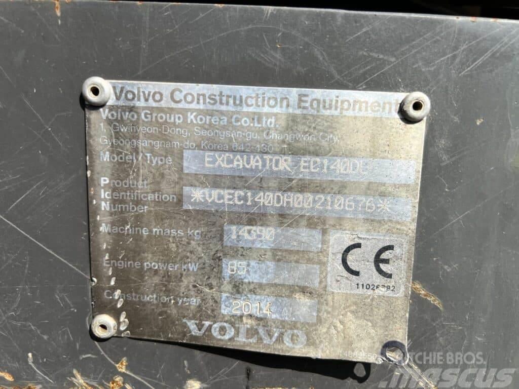 Volvo EC140DL Paletli ekskavatörler