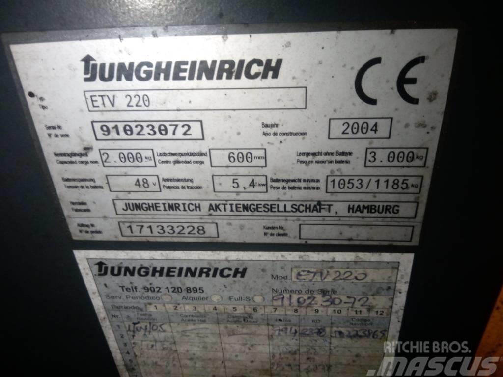Jungheinrich ETV 220 Reach truck - depo içi istif araçları