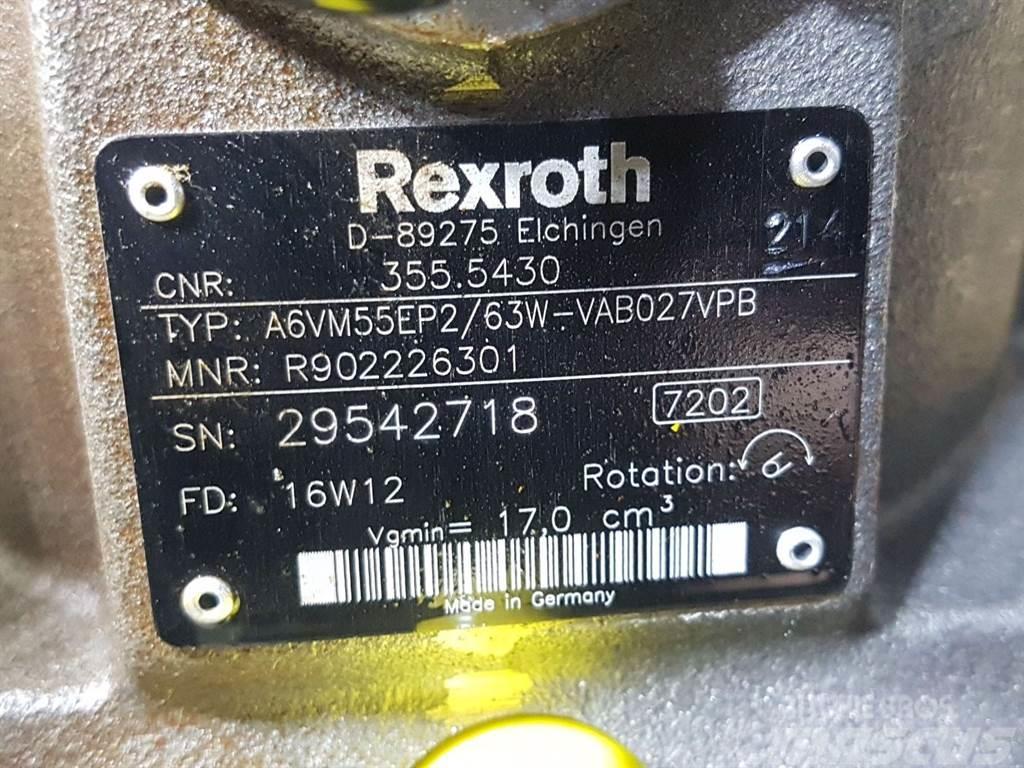 Rexroth A6VM55EP2/63W-R902226301-Drive motor/Fahrmotor Hidrolik