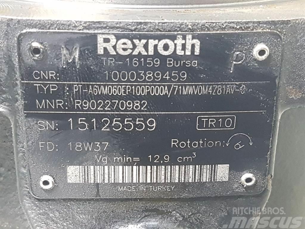Wacker Neuson 1000389459-Rexroth A6VM060EP100-Drive motor Hidrolik