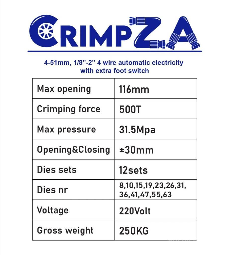  CrimpZA Crimping, Skiving, Cutting Equipment 12v/2 Diger