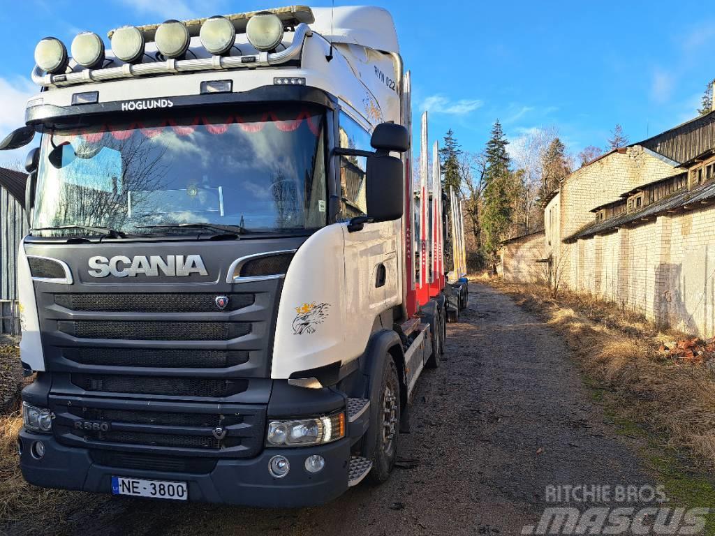 Scania R 580 Tomruk kamyonlari
