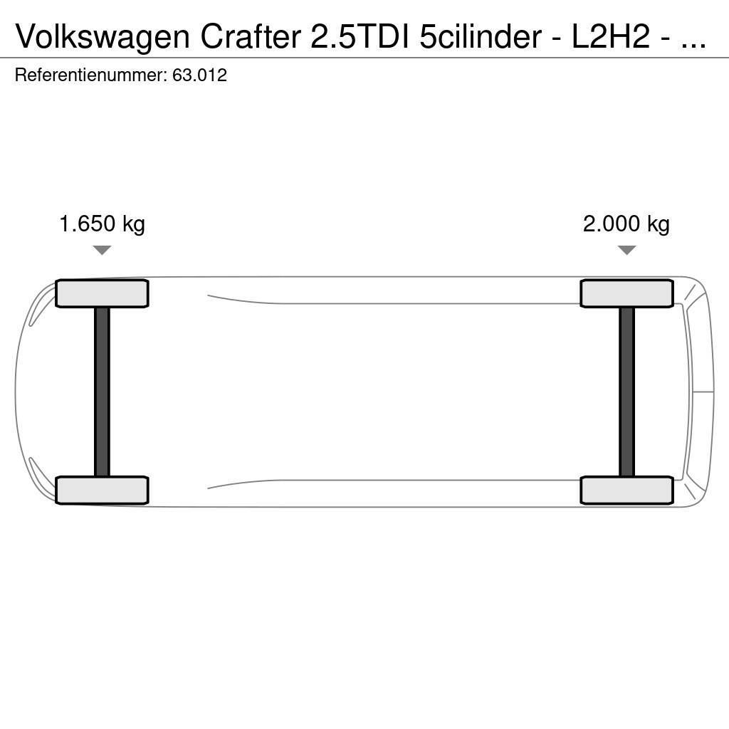 Volkswagen Crafter 2.5TDI 5cilinder - L2H2 - Klima+Cruise - 6 Kapali kasa kamyonetler