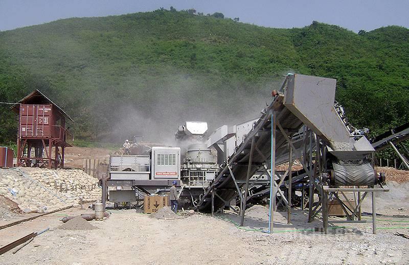 Liming KH300 mobile crushing&screening plant with hopper Gezer kırıcılar