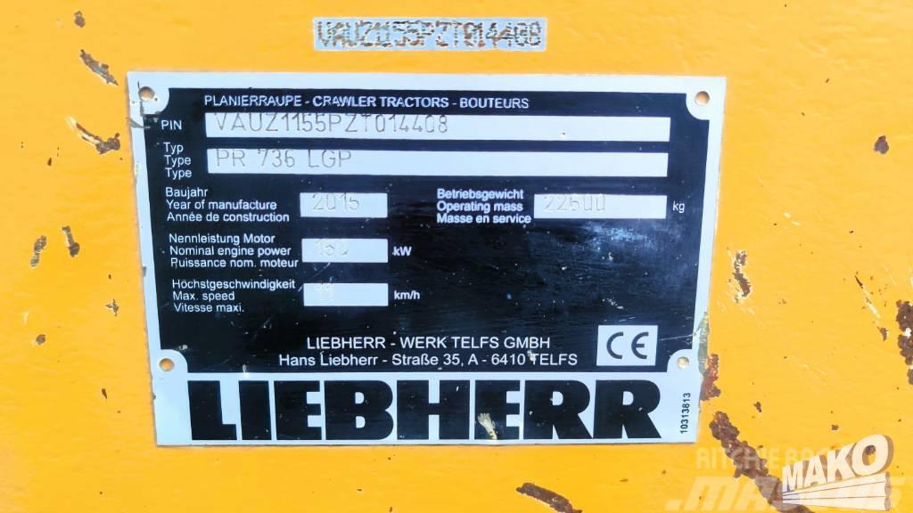 Liebherr PR 736 LGP Paletli dozerler
